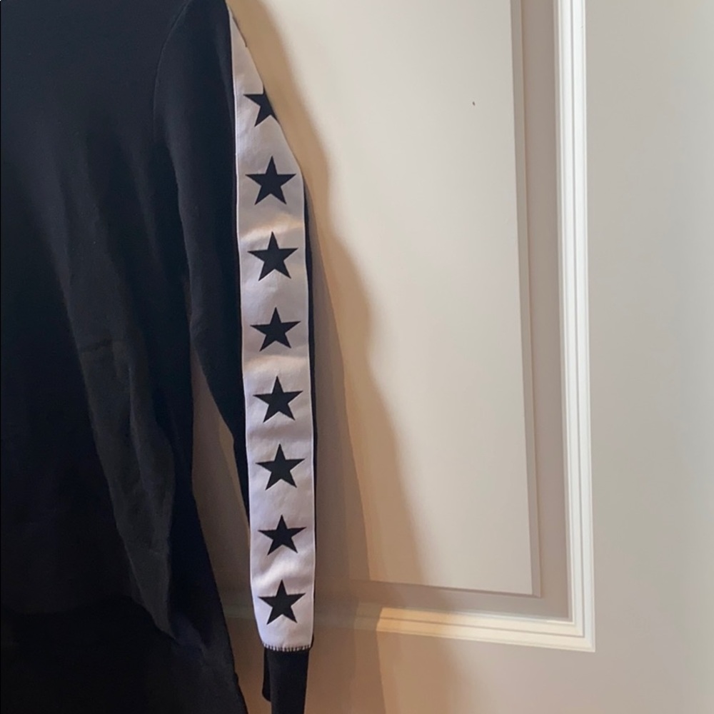 CHRLDR Tuxedo star black slip sweatshirt - Picture 4 of 7